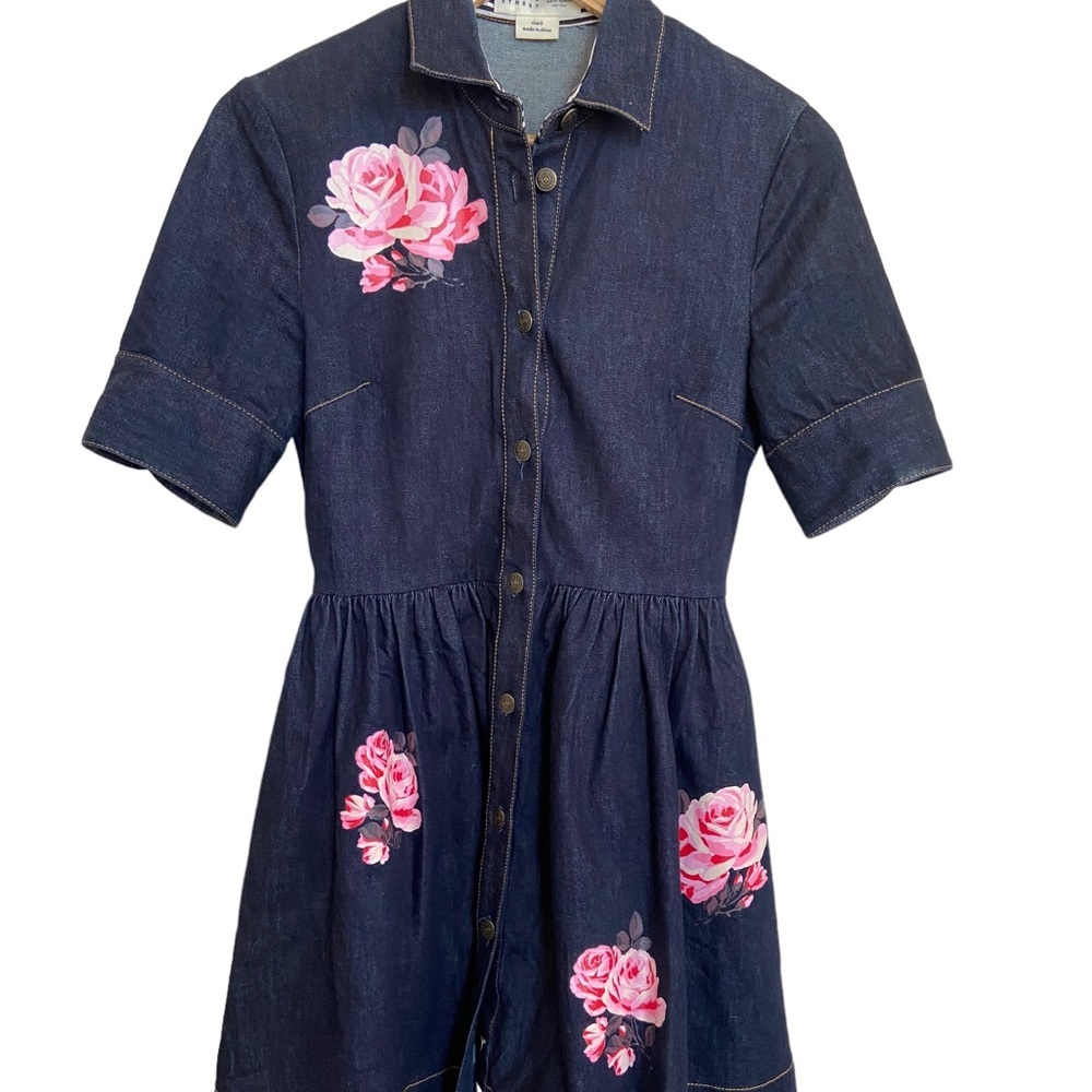 Kate Spade Broome Street Rose Denim Dress - Picture 6 of 16